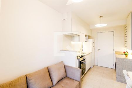 Sala  de apartamento para alugar com 1 quarto, 29m² em Jardim Caravelas, São Paulo