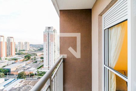 Varanda  de apartamento para alugar com 1 quarto, 29m² em Jardim Caravelas, São Paulo