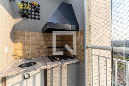 Varanda gourmet de apartamento à venda com 2 quartos, 62m² em Fundação, São Caetano do Sul