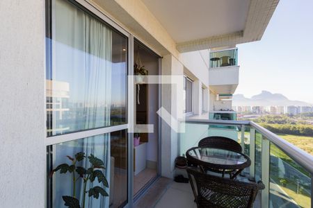 Varanda da Sala de apartamento para alugar com 2 quartos, 77m² em Jacarepaguá, Rio de Janeiro