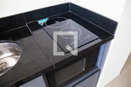 Detalhe cozinha de kitnet/studio para alugar com 1 quarto, 25m² em Consolação, São Paulo