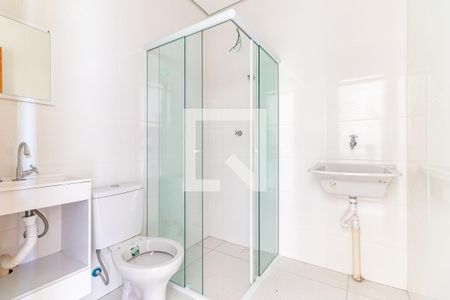 Bnaheiro e Área de Serviço de kitnet/studio para alugar com 1 quarto, 25m² em Vila Gea, São Paulo