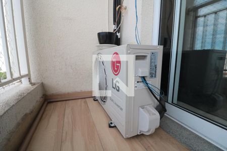 Sacada - ar condicionado de apartamento para alugar com 1 quarto, 32m² em Brás, São Paulo