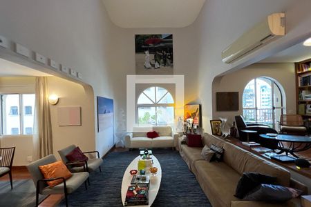 Sala de apartamento à venda com 4 quartos, 215m² em Indianópolis, São Paulo