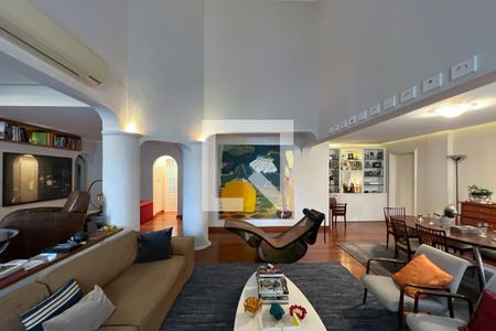 Sala de apartamento à venda com 4 quartos, 215m² em Indianópolis, São Paulo