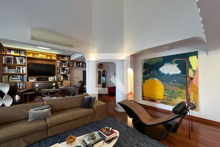 Sala de apartamento à venda com 4 quartos, 215m² em Indianópolis, São Paulo