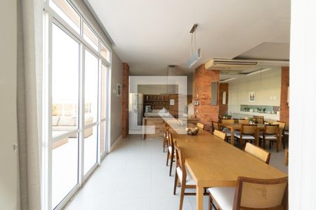 Apartamento para alugar com 40m², 1 quarto e 1 vagaSalão gourmet