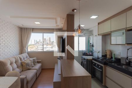 Sala/Cozinha de apartamento para alugar com 2 quartos, 43m² em Fundação da Casa Popular, Campinas