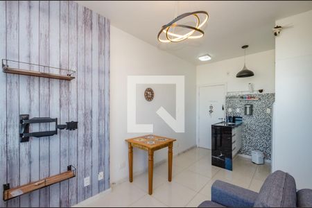 Sala  de apartamento à venda com 1 quarto, 34m² em Vale do Sereno, Nova Lima