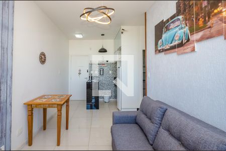 Sala  de apartamento à venda com 1 quarto, 34m² em Vale do Sereno, Nova Lima