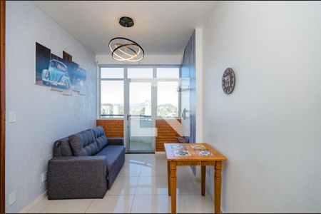 Sala  de apartamento à venda com 1 quarto, 34m² em Vale do Sereno, Nova Lima