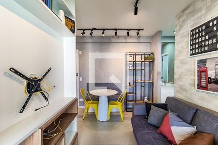 Sala de apartamento para alugar com 1 quarto, 38m² em Vila Andrade, São Paulo