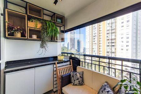 Varanda de apartamento para alugar com 1 quarto, 38m² em Vila Andrade, São Paulo