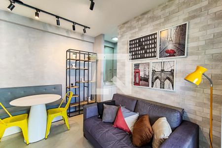 Sala de apartamento para alugar com 1 quarto, 38m² em Vila Andrade, São Paulo