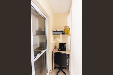 Varanda da Sala de apartamento à venda com 2 quartos, 46m² em Parque João Ramalho, Santo André