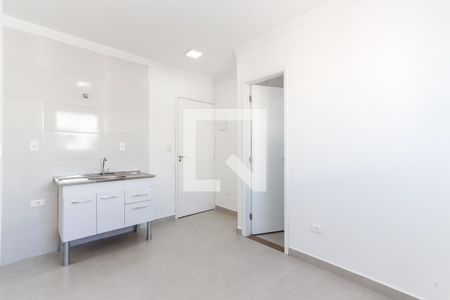 Sala e Cozinha de apartamento para alugar com 1 quarto, 29m² em Vila Dom Pedro Ii, São Paulo