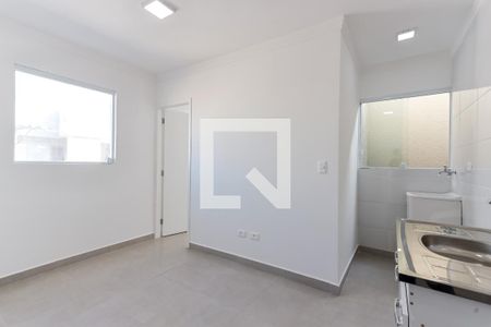 Sala e Cozinha de apartamento para alugar com 1 quarto, 29m² em Vila Dom Pedro Ii, São Paulo
