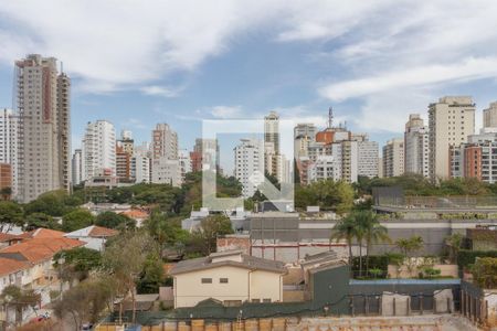 Vista da Sala de apartamento à venda com 3 quartos, 157m² em Brooklin Paulista, São Paulo
