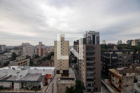 Vista do Quarto e Sala de kitnet/studio à venda com 1 quarto, 43m² em Auxiliadora, Porto Alegre