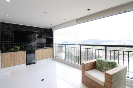 Varanda gourmet de apartamento para alugar com 3 quartos, 154m² em Jardim Flor da Montanha, Guarulhos