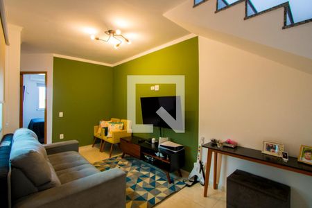 Sala de apartamento para alugar com 2 quartos, 94m² em Jardim Cristiane, Santo André