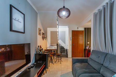 Sala de apartamento para alugar com 2 quartos, 94m² em Jardim Cristiane, Santo André