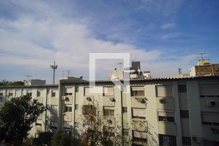 Sala vista  de apartamento à venda com 2 quartos, 55m² em Jardim Lindóia, Porto Alegre