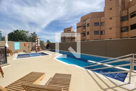 Studio para alugar com 42m², 1 quarto e 1 vagaPiscina