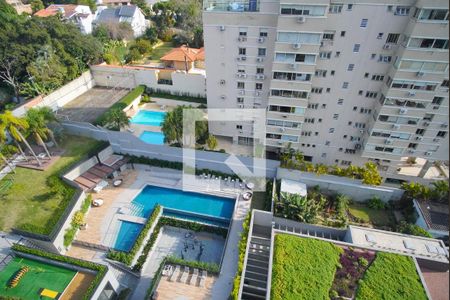 Varanda _Vista de apartamento à venda com 1 quarto, 62m² em Boa Vista, Porto Alegre