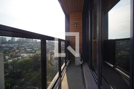 Varanda  de apartamento à venda com 1 quarto, 62m² em Boa Vista, Porto Alegre