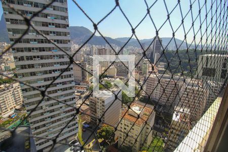 Vista da Sala de apartamento à venda com 3 quartos, 100m² em Botafogo, Rio de Janeiro