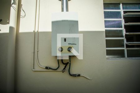 Casa para alugar com 189m², 2 quartos e 2 vagasCorredor externo - Aquecedor a Gás