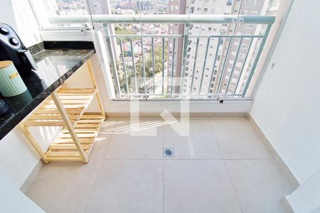 Varanda da Sala de apartamento à venda com 2 quartos, 47m² em Vila Andrade, São Paulo