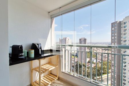 Varanda da Sala de apartamento à venda com 2 quartos, 47m² em Vila Andrade, São Paulo