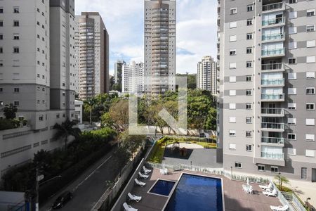 Vista da suíte de apartamento para alugar com 1 quarto, 41m² em Vila Andrade, São Paulo