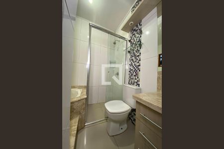 Banheiro da  Suíte de casa para alugar com 3 quartos, 70m² em Arroio da Manteiga, São Leopoldo