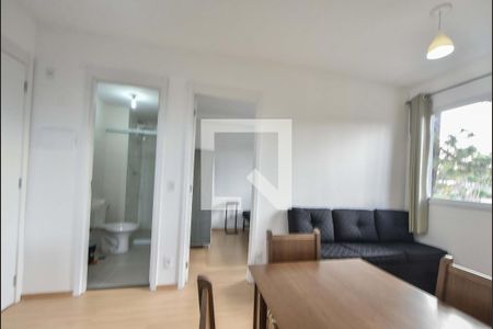 Sala de Estar de apartamento para alugar com 2 quartos, 34m² em Santo Amaro, São Paulo