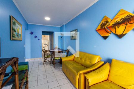 Sala de apartamento para alugar com 2 quartos, 102m² em Vila Assuncao, Praia Grande