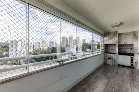 Varanda Gourmet de apartamento à venda com 3 quartos, 136m² em Vila Andrade, São Paulo