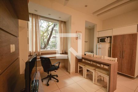 Sala de apartamento à venda com 1 quarto, 40m² em Botafogo, Rio de Janeiro