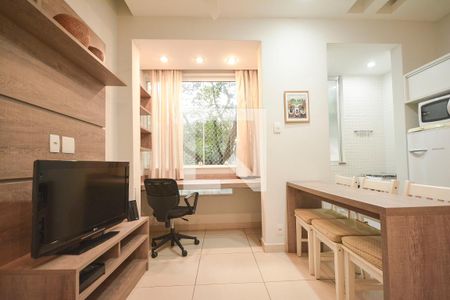 Sala de apartamento à venda com 1 quarto, 40m² em Botafogo, Rio de Janeiro