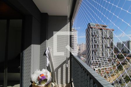 varanda de kitnet/studio para alugar com 1 quarto, 22m² em Jardim das Acacias, São Paulo