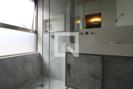 Banheiro da Suíte de apartamento à venda com 1 quarto, 70m² em Cidade Monções, São Paulo