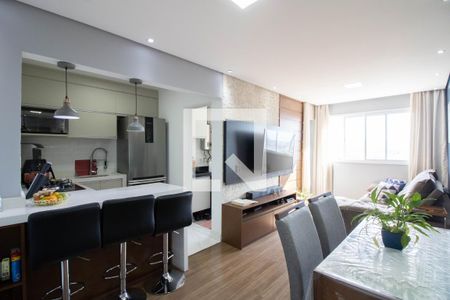 Sala de apartamento para alugar com 2 quartos, 63m² em Vila Barros, Guarulhos