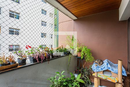 Varanda da Sala de apartamento à venda com 4 quartos, 192m² em Vila Bastos, Santo André