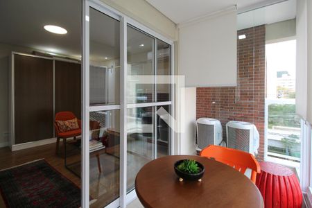 Varanda de apartamento à venda com 1 quarto, 45m² em Indianópolis, São Paulo