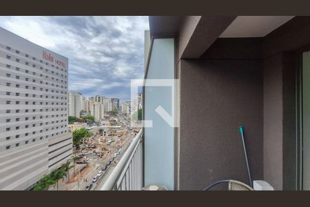 Varanda de apartamento à venda com 1 quarto, 30m² em Vila Nova Conceição, São Paulo