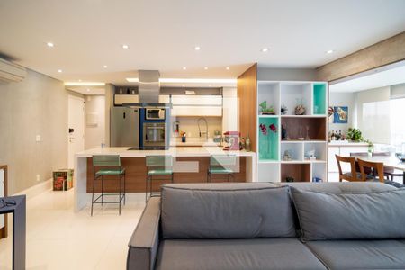 Sala de apartamento para alugar com 2 quartos, 94m² em Cidade Monções, São Paulo