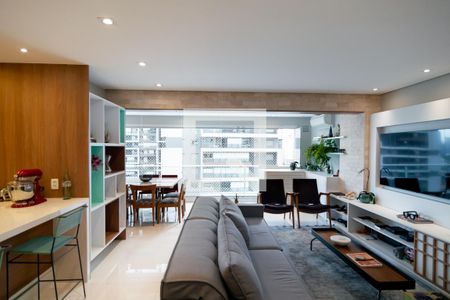 Sala de apartamento para alugar com 2 quartos, 94m² em Cidade Monções, São Paulo
