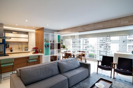 Sala de apartamento para alugar com 2 quartos, 94m² em Cidade Monções, São Paulo